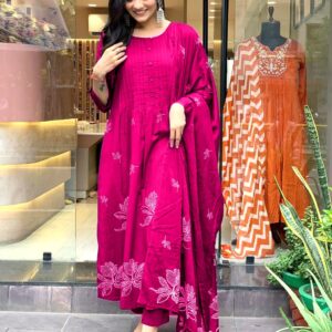Vishpra Embroidery kurti Printex weaving and prints