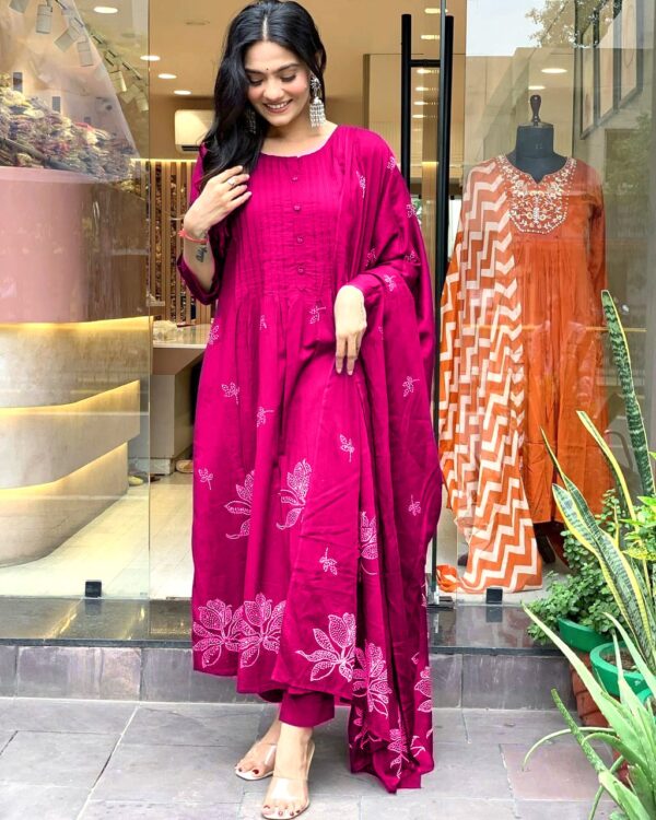 Vishpra Embroidery kurti Printex weaving and prints
